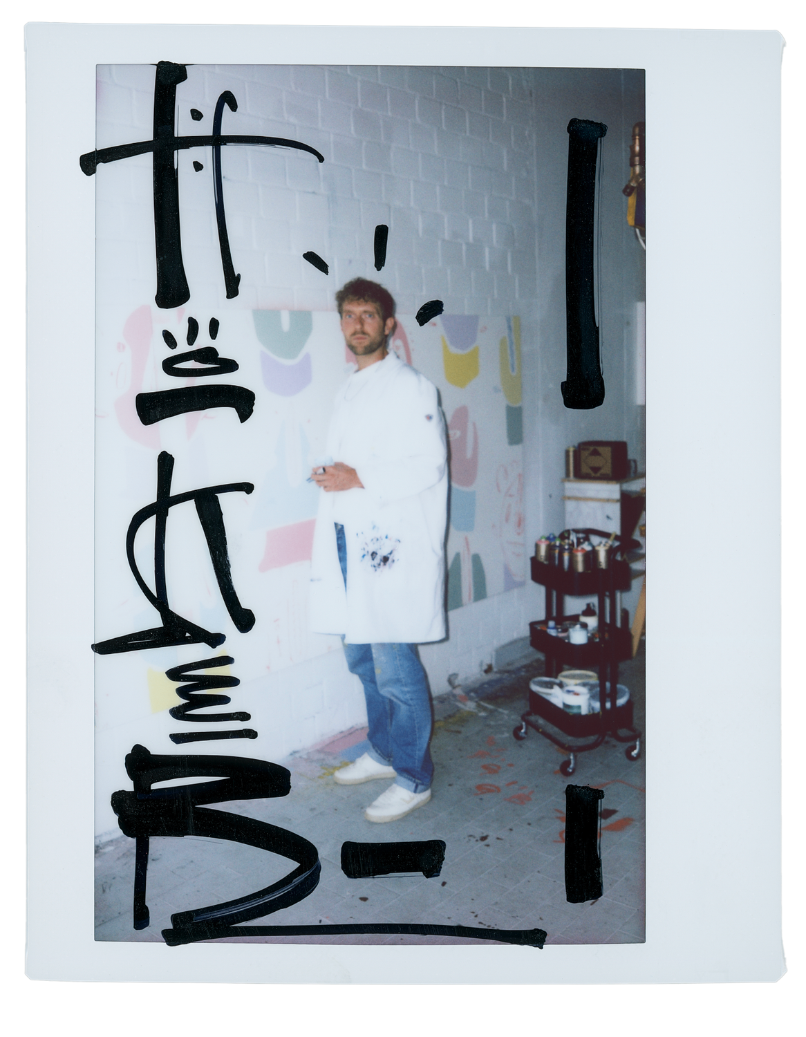 Steffen Mumm im Atelier